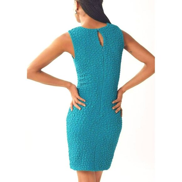 Anthropologie Textured Sleeveless Sheath Mini Dress NWT Sz XXS - Picture 2 of 9